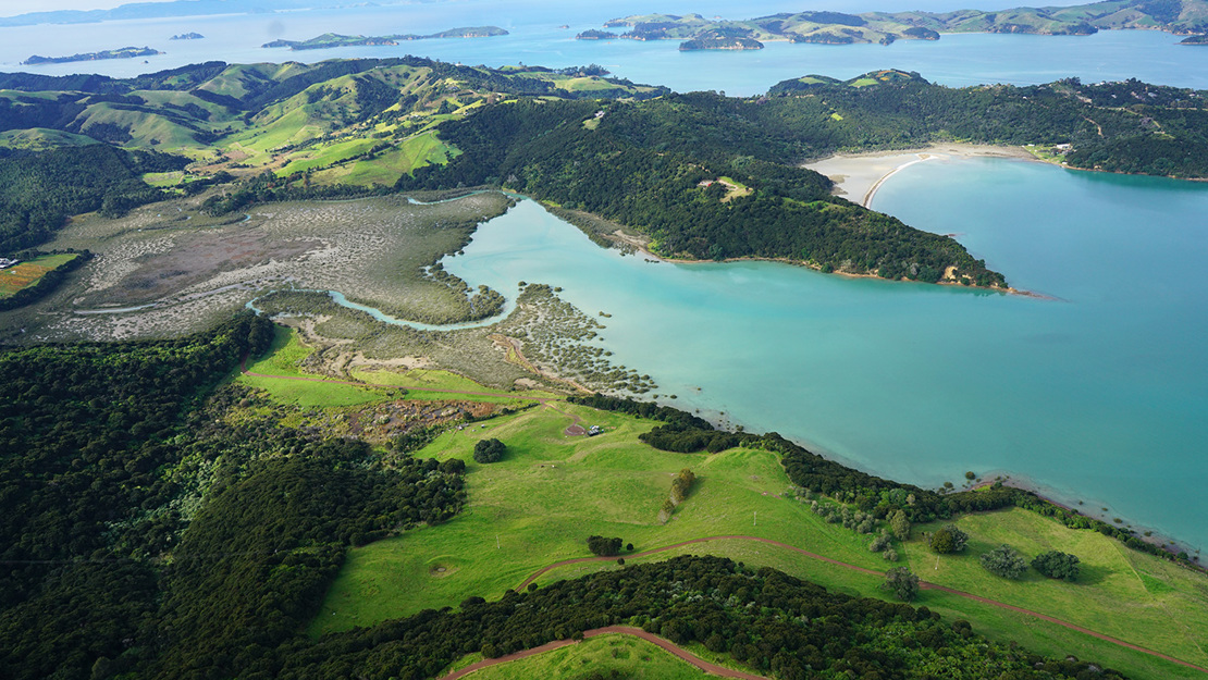 Te Matuku Bay and Orapiu.